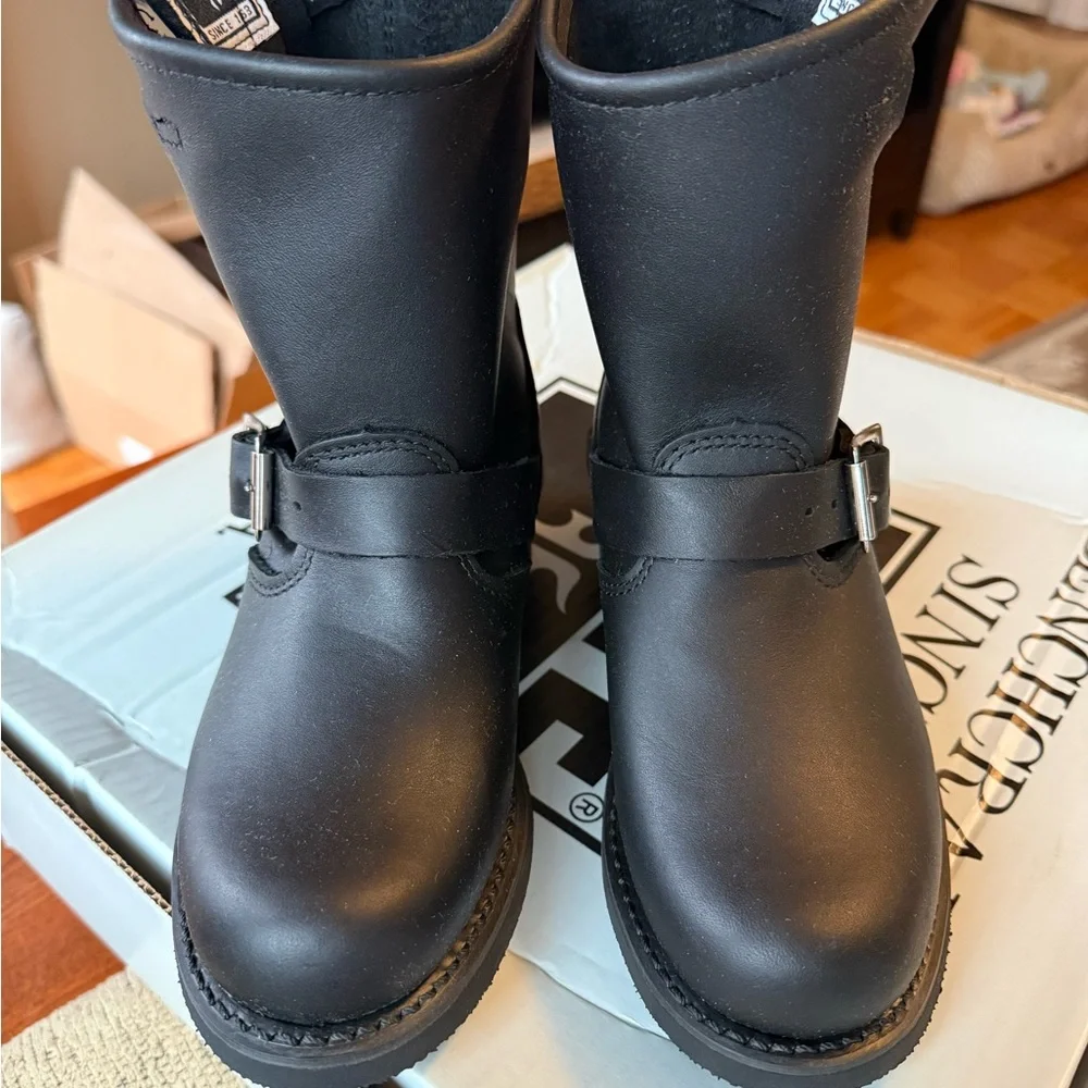 Frye Black Engineer Boot - Picture 5 of 7